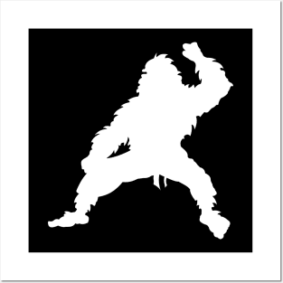 Bigfoot Karate Material Arts Posters and Art